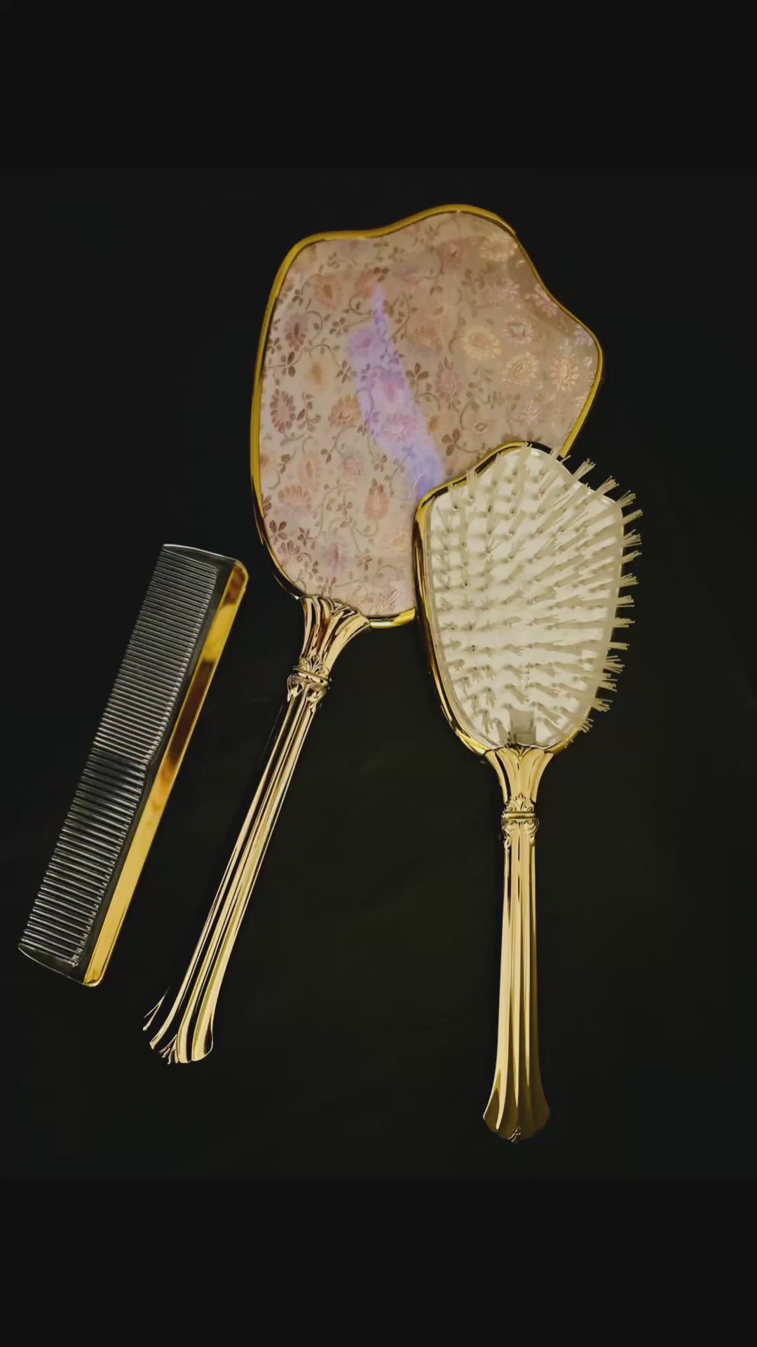 Vintage Hair Brush Set